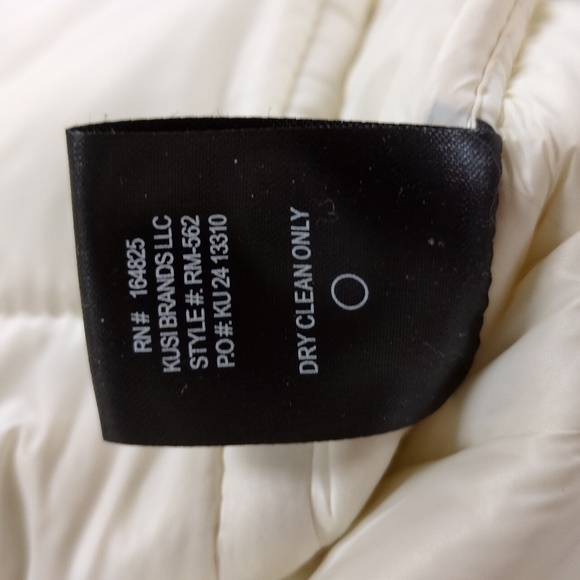 Rebecca Minkoff White Quilted Long Zip Front Vest Size XS - Picture 11 of 12